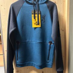 SWEAT-SHIRT BROWNING SNAPSHOT TWO TONES - BLEU