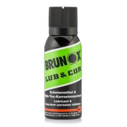 Lubrifiant BRUNOX lub & cor en a&eacute;rosol 100ml