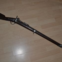 carabine de chasseur Mle 1857/67 &agrave; tabati&egrave;re m&ecirc;me num&eacute;ro campagne second empire Mr imp&eacute;riale