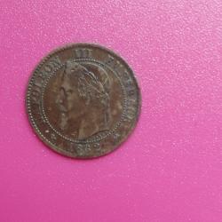 FRANCE = 1 PIECE DE  MONNAIE  DE 2 CENTIMES  DE 1862 K