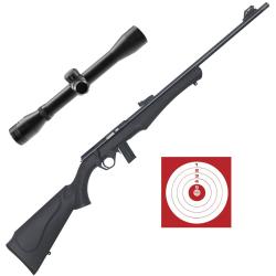 Carabine Rossi 8122 cal.22LR + lunette 4x32 + cibles