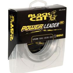 Bas de ligne BLACK CAT power leader 1.00mm 20m 176lb 80kg