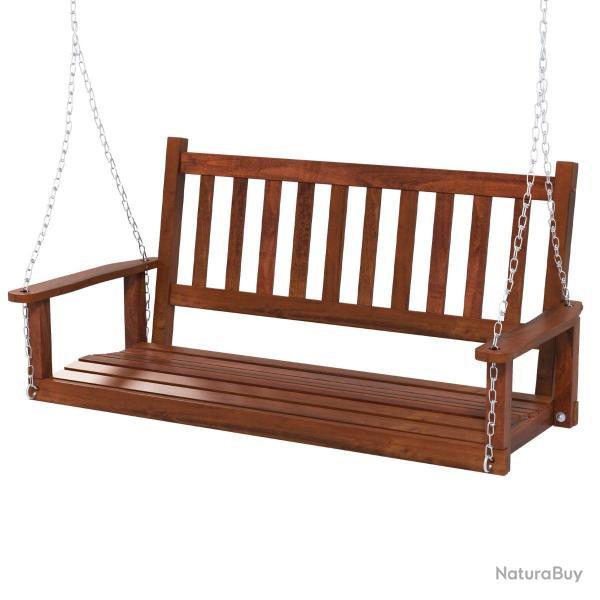 Balan�oire ext�rieure en bois de peuplier pour 2 personnes 136 x 67 x 63 cm confortable et robuste