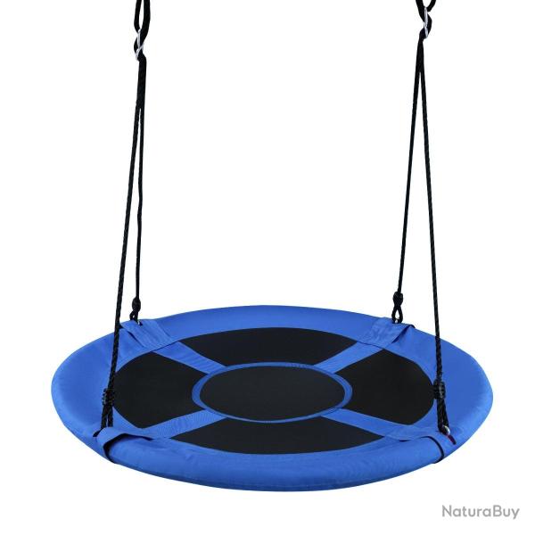 Balan�oire soucoupe 100 cm hauteur ajustable 100-180 cm solide et pratique en tissu oxford bleu 20_