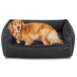 Panier pour chien canap&eacute; lit niche pour animaux housse amovible et lavable pour petits chiens 110 x