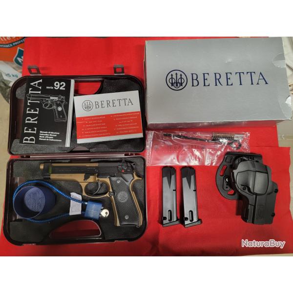 PISTOLET BERETTA 92FS BRONZE EDITION 9MM PARA