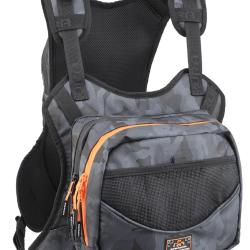 Gilet de P&ecirc;che Sakura Chest Packer Pro Ventral : 27 x 21 x 9cm / Dorsal : 34 x 23 x 8cm