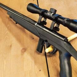 EXCLUSIVITE ! Carabine Rossi 8122 Custom/integrale Silence - Cal.22lr + Lunette