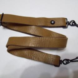 bretelle cuir beige de MAT 49 arm&eacute;e francaise