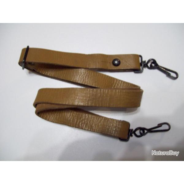 bretelle cuir beige de MAT 49 arm�e francaise
