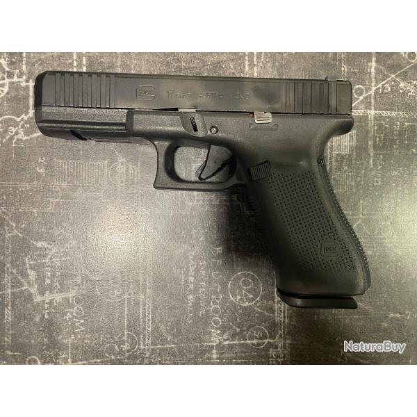 GLOCK 17 GEN 5 FS + ORGANNE ACIER + DETENTE PERFORMANCE