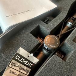 ELEMENT OPTICS HELIX 4-16X44 FFP MRAD + Collier X Accu Vector Optics monobloc  &Oslash; 30- Rail 11 mm