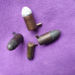 7mm et 9mm &agrave; broche. Cartouches de collection. Poudre noire.