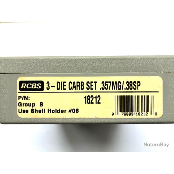 Jeu outils RCBS 38SP/357MAG