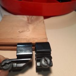 PAIRE DE COLLIERS WEAVER USA D&Eacute;CAL&Eacute; EN 1 POUCE POUR RAIL DE 21MM