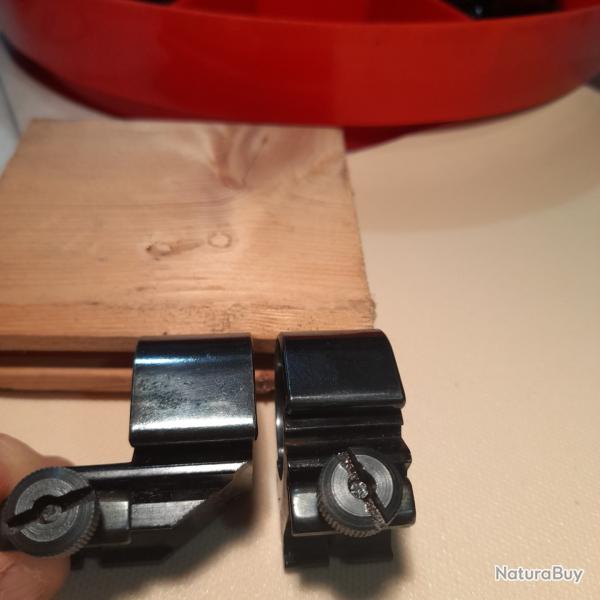 PAIRE DE COLLIERS WEAVER USA D�CAL� EN 1 POUCE POUR RAIL DE 21MM