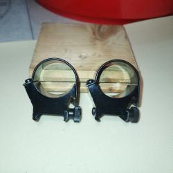 PAIRE DE COLLIERS WEAVER USA 30 mm POUR RAIL DE 21 MM