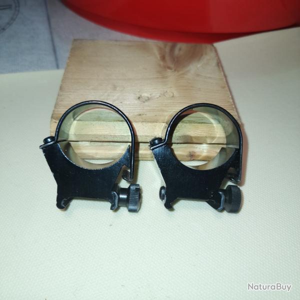 PAIRE DE COLLIERS WEAVER USA 30 mm POUR RAIL DE 21 MM