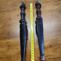 Lot de couteaux africains