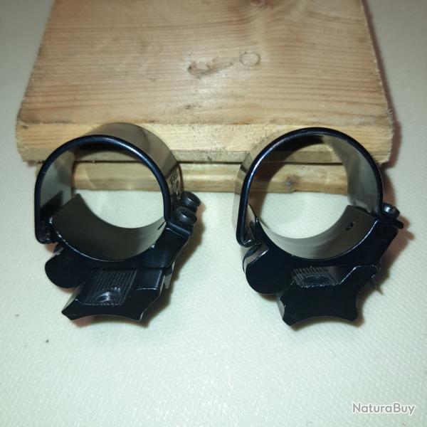 RARE... PAIRE DE COLLIERS WEAVER USA BASCULANTS EN 1 POUCE COMPL�TE