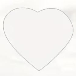 Magnet coeur pour surface m&eacute;talique personnalisable par sublimation