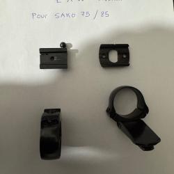 Montage EAW pivotant SAKO 85 ou SAKO 75 diam&egrave;tre 30mm
