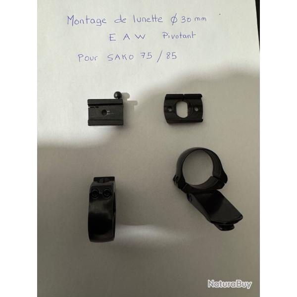 Montage EAW pivotant SAKO 85 ou SAKO 75 diam�tre 30mm