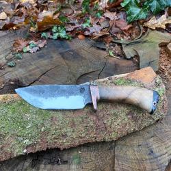 Couteau de chasse/bushcraft d'artisan