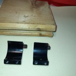 2 BAS DE COLLIERS BASCULANTS WEAVER USA  EN 1 POUCE POUR RAIL DE 21 MM