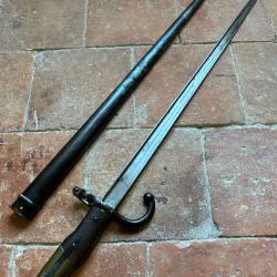 Ba&iuml;onnette fran&ccedil;aise Gras 1874 - WW1 (2)