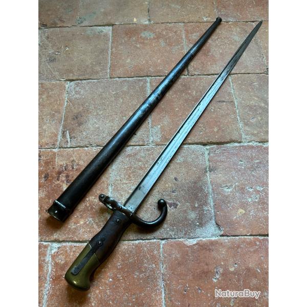 Ba�onnette fran�aise Gras 1874 - WW1 (2)