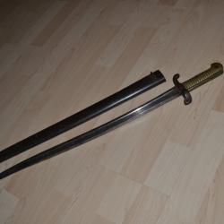 baionnette mod&egrave;le 1842 mre imp&eacute;riale napol&eacute;on III second empire