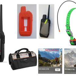 Garmin pack Alpha 200 Plus TT25 + coque + verre tremp&eacute; + sac + carte topographique (1/4 de France) G