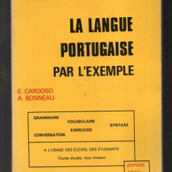 la langue portugaise par l'exemple de e.cardoso