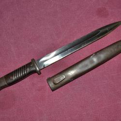 baionnette allemande pour mauser 98k tout au m&ecirc;me num&eacute;ro jus grenier WW2