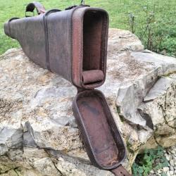 Fourreau &eacute;tui cuir fusil