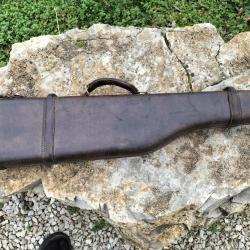 Fourreau &eacute;tui cuir fusil