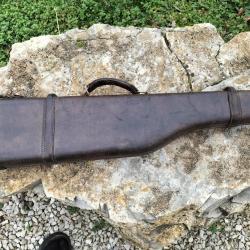 Fourreau &eacute;tui cuir fusil