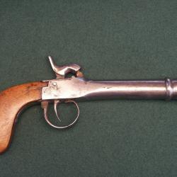 Pistolet tromblon Belge &agrave; percussion (A618)