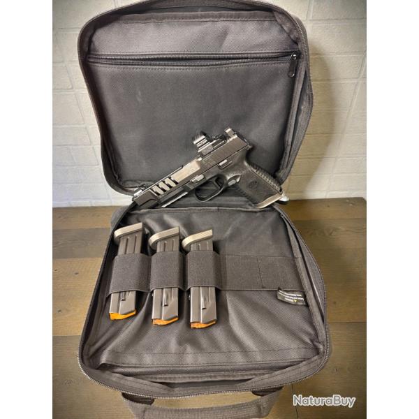 Pistolet FN HERSTAL 509 LS EDGE BLACK cal.9x19 + Holosun 407C