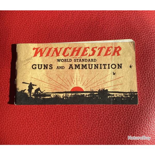Catalogue des produits Winchester 60 pages 1933 printed USA