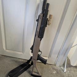 Fusil &agrave; pompe Airsoft BO Manufacture Fabarm STF12 Desert - bon &eacute;tat