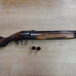 FUSIL SUPERPOSE BRETTON GAUCHER BABY CAL 12/70 CANON 70 CM + CHOKES OCCASION BON ETAT
