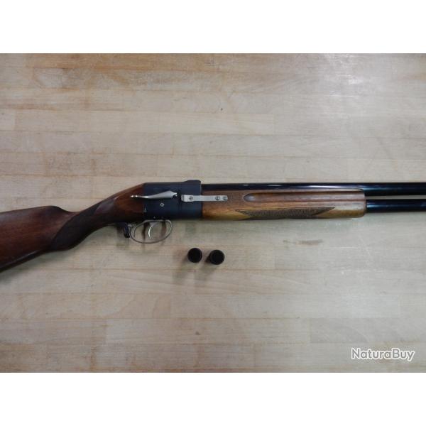 FUSIL SUPERPOSE BRETTON GAUCHER BABY CAL 12/70 CANON 70 CM + CHOKES OCCASION BON ETAT