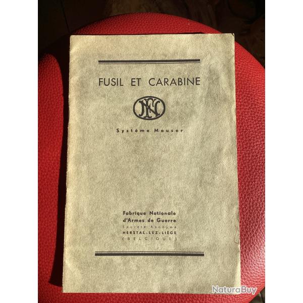 Catalogue collector sur les fusils et carabines FN syst�me MAUSER