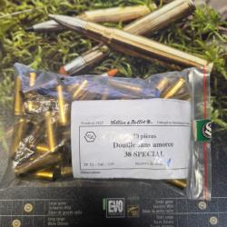 50 douille sans amorce cal.38 sp&eacute;cial