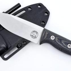 White River Ursus Cub CPM MagnaCut - Couteau Bushcraft Compact Made in USA avec Gaine Kydex
