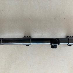 Lunette Allemande  HAWEKA  2,5 x  tout acier avec montage en acier pour rail de 11 mm