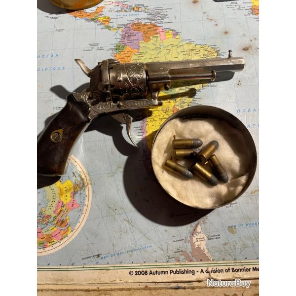 Revolver 7 mm � Broche