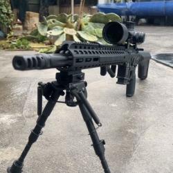 SCHMEISSER Straight Pull AR15 18" cal.222 Rem